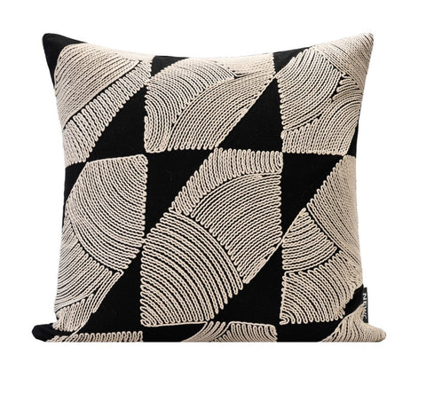 Modern Pillows for Couch, Contemporary Modern Sofa Pillows, Decorative Throw Pillows for Bedroom, Large Modern Pillow for Living Room-artworkcanvas