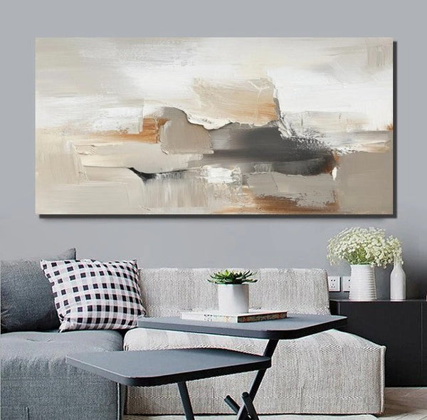 Bedroom Acrylic Painting, Living Room Wall Painting, Simple Painting Ideas, Contemporary Art Painting, Modern Paintings, Large Canvas Painting