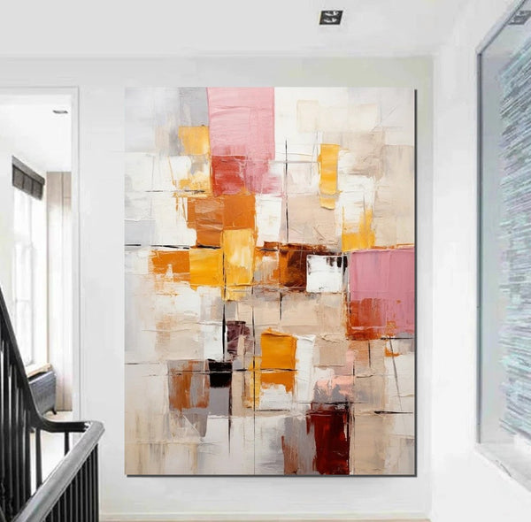 Modern Paintings for Dining Room, Hand Painted Canvas Art, Bedroom Wall Art Ideas, Simple Modern Art, Contemporary Modern Wall Art Paintings-artworkcanvas