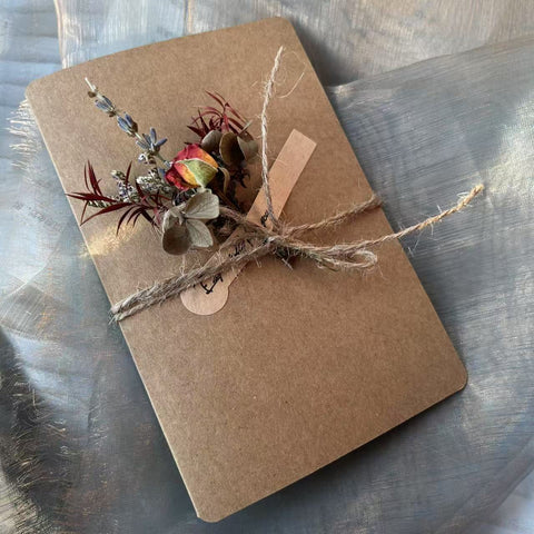 Beautiful Valentine's Day Greeting Card, Original Handmade Dried Flower Greeting Cards, Creative Birthday Greeting Card, Wedding Greeting Card, Unique Anniversary Greeting Card-artworkcanvas