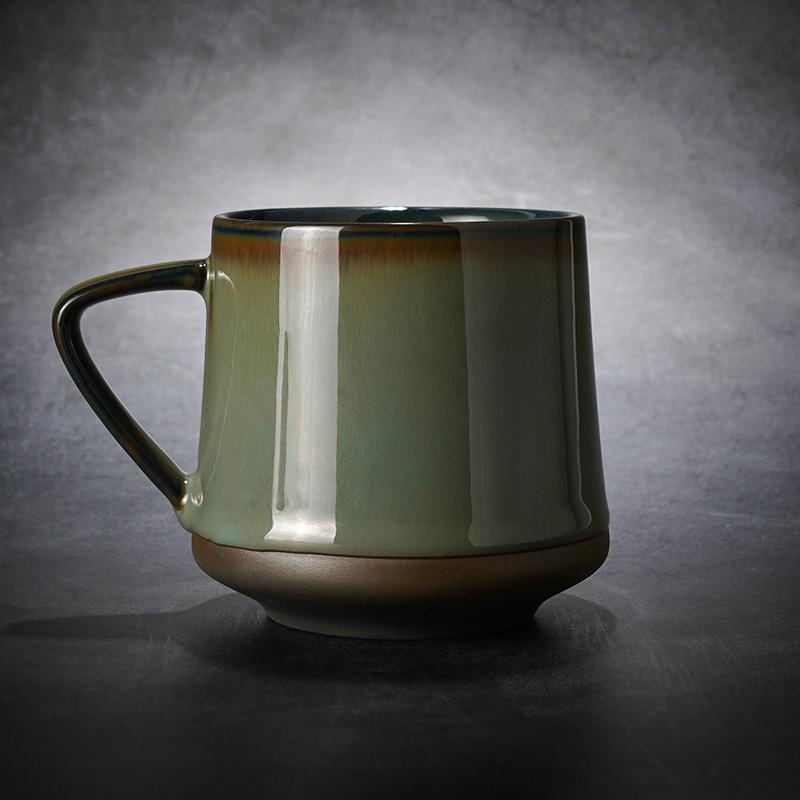 Latte Coffee Cup, Large Tea Cup, Large Pottery Coffee Cup, Ceramic Coffee Mug, Handmade Coffee Cup-artworkcanvas