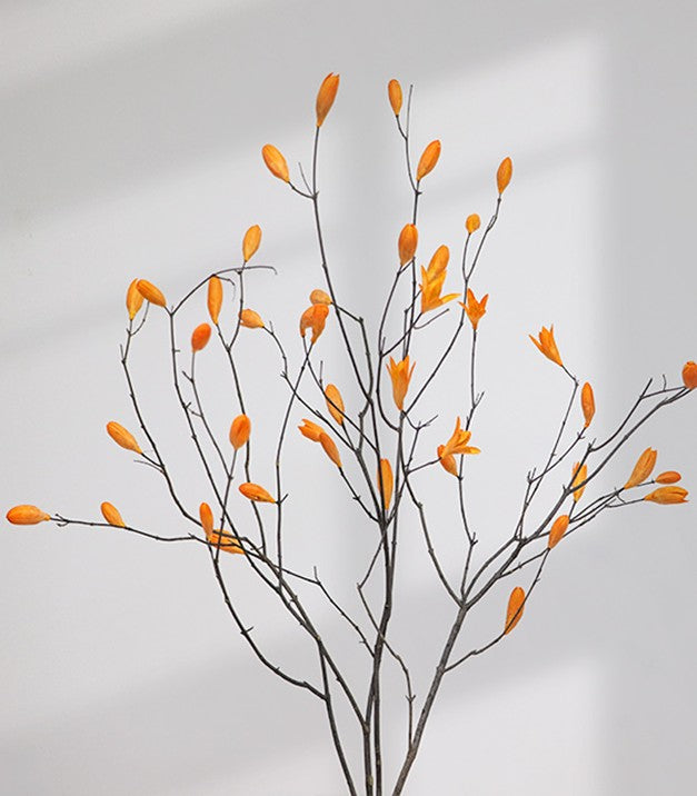 Dried Magnolia Branch, Magnolia Long Twigs, Natural Decorations, Flower Arrangement, Handmade Artificial Flower, Natural Dried Branches-artworkcanvas