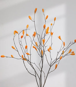 Dried Magnolia Branch, Magnolia Long Twigs, Natural Decorations, Flower Arrangement, Handmade Artificial Flower, Natural Dried Branches-artworkcanvas