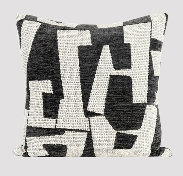 Contemporary Modern Sofa Pillows, Modern Pillows for Couch, Decorative Throw Pillows for Bedroom, Large Modern Pillow for Living Room-artworkcanvas