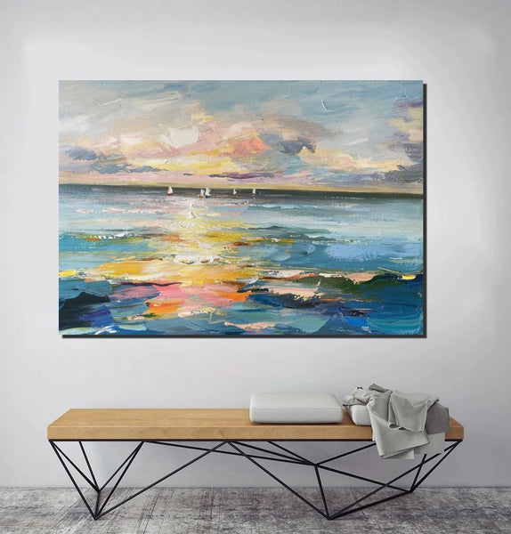 Abstract Canvas Painting, Extra Large Abstract Artwork, Modern Paintings for Dining Room, Hand Painted Canvas Art, Oversized Large Wall Art-artworkcanvas