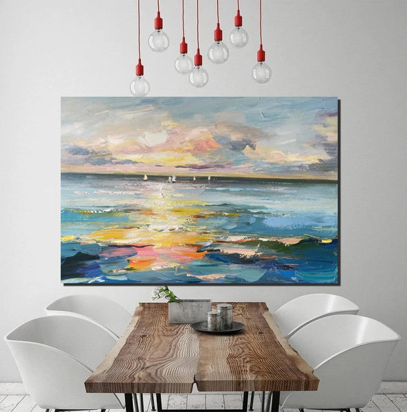 Abstract Canvas Painting, Extra Large Abstract Artwork, Modern Paintings for Dining Room, Hand Painted Canvas Art, Oversized Large Wall Art-artworkcanvas