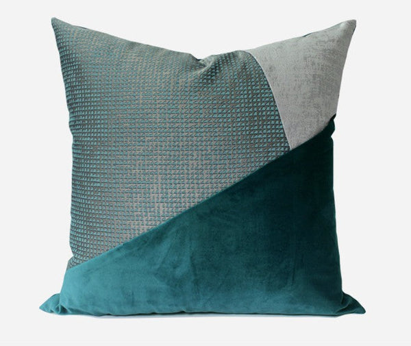 Decorative Throw Pillow for Couch, Green Modern Sofa Pillows, Modern Throw Pillows for Couch-artworkcanvas