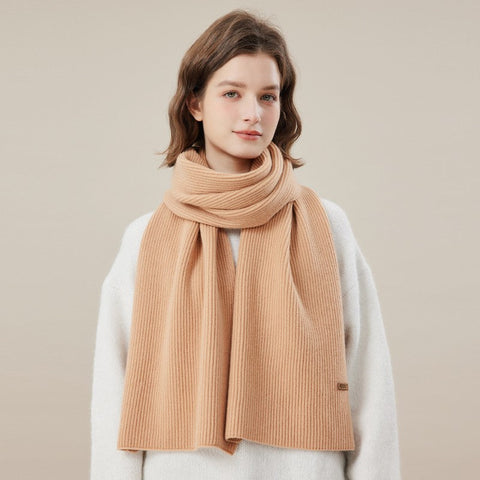 Fashion Designer Scarf, Casual Scarf for Women, Modern Winter Scarf, Cold Weather Scarf, Wool Scarf for Women, Soft Cashmere Scarf for Women-artworkcanvas