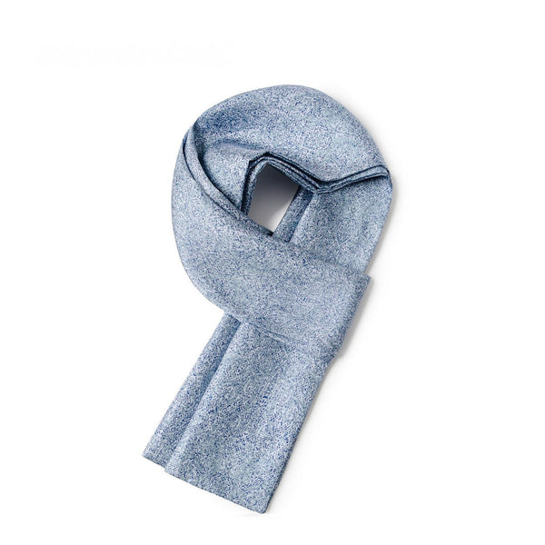 Silk Ascot For Men, British Style Long Scarf, Business Silk Scarf Men, Luxury Silk Neck Scarf, Silk Scarf For Suit, Formal Wear Silk Scarf, Mens Spring Autumn Scarf, Lightweight Silk Scarf Men-artworkcanvas