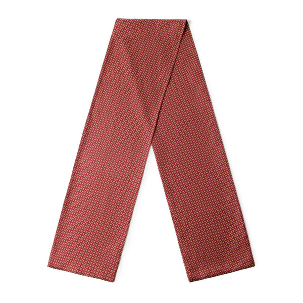 Red Mens Spring Autumn Scarf, Lightweight Silk Scarf Men, Formal Wear Silk Scarf, Silk Ascot For Men, Silk Neckerchief For Business, Mens Dress Silk Scarf, Long Silk Scarf for Men, High Quality Silk Necktie-artworkcanvas