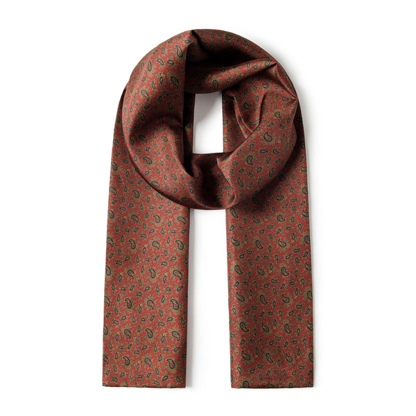 Soft Men Silk Scarf, Mens Silk Neckwear Long, Plain Silk Scarf Men, Silk Scarf For Work, Mens Spring Autumn Scarf, Formal Wear Silk Scarf, Silk Ascot For Men, Lightweight Silk Scarf Men-artworkcanvas