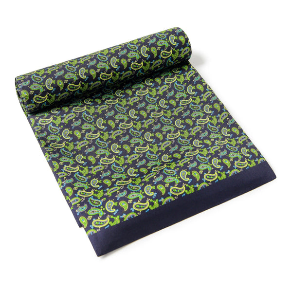 Formal Wear Silk Scarf, Silk Ascot For Men, Lightweight Silk Scarf Men, Green Silk Neckerchief For Business, Mens Spring Autumn Scarf, Mens Dress Silk Scarf, Long Silk Scarf for Men, High Quality Silk Necktie-artworkcanvas