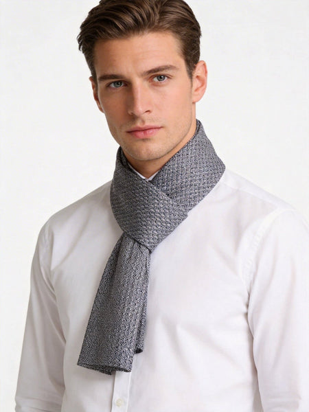 Mens Spring Autumn Scarf, Formal Wear Silk Scarf, Silk Ascot For Men, Lightweight Silk Scarf Men, Silk Neckerchief For Business, Mens Dress Silk Scarf, Long Silk Scarf for Men, High Quality Silk Necktie-artworkcanvas