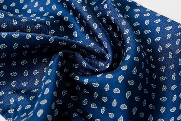 Formal Wear Silk Scarf, Silk Ascot For Men, Blue Mens Spring Autumn Scarf, Lightweight Silk Scarf Men, Silk Neckerchief For Business, Mens Dress Silk Scarf, Long Silk Scarf for Men, High Quality Silk Necktie-artworkcanvas