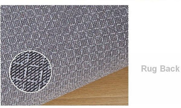 Contemporary Modern Rugs, Mid Century Round Modern Rugs under Chairs, Bedroom Abstract Modern Area Rugs, Geometric Round Rugs for Dining Room-artworkcanvas