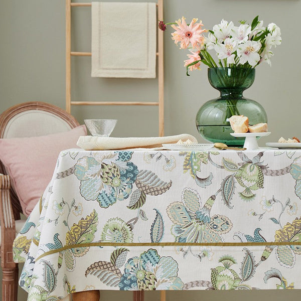 Rustic Table Covers for Kitchen, Large Rectangle Tablecloth for Dining Room Table, Country Farmhouse Tablecloth, Square Tablecloth for Round Table-artworkcanvas