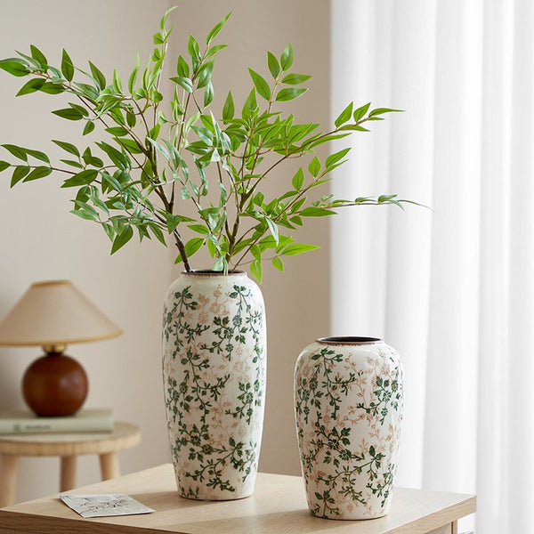 Ceramic Bouquet Vases, Porcelain Flower Vases, Rustic Flower Vases on Table, Dining Table Centerpiece, Handmade Water Holding Flower Vase-artworkcanvas