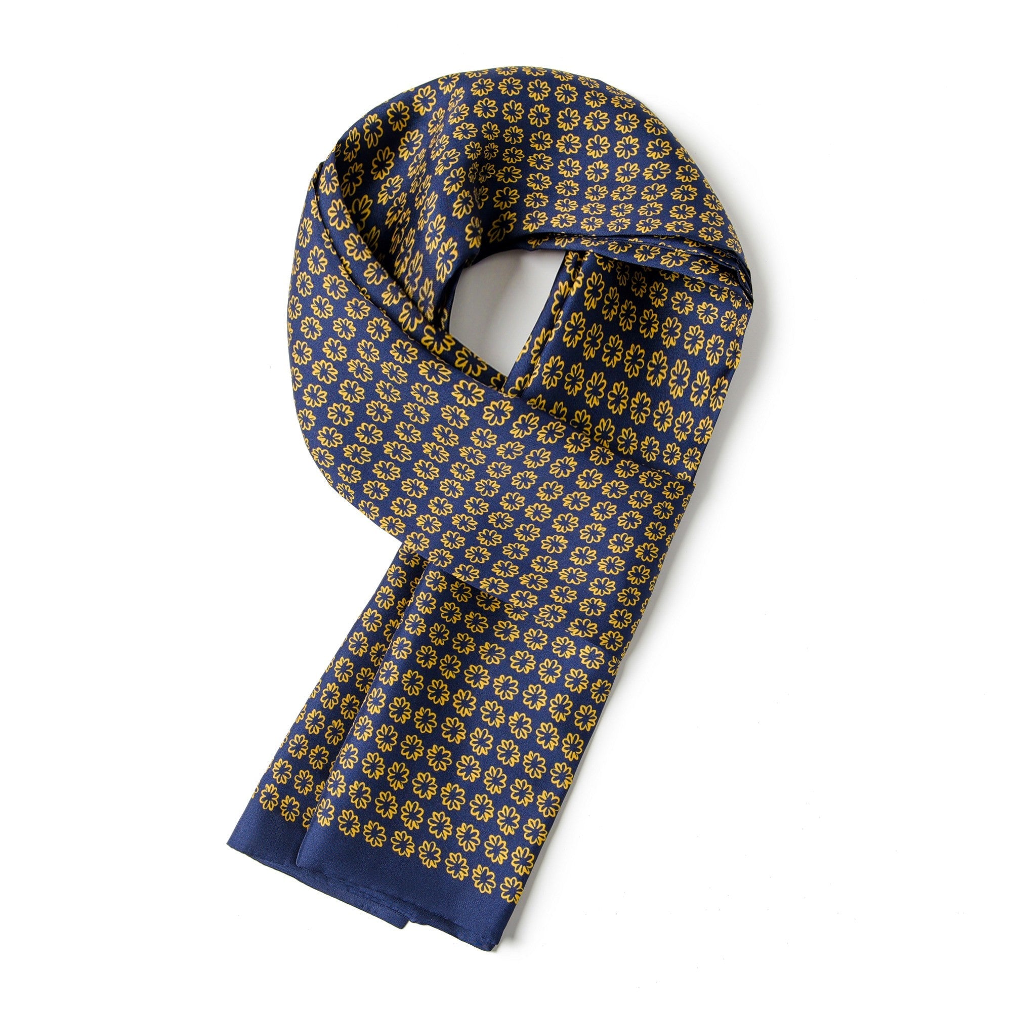 Soft Men Silk Scarf, Mens Silk Neckwear Long, Plain Silk Scarf Men, Formal Wear Silk Scarf, Silk Ascot For Men