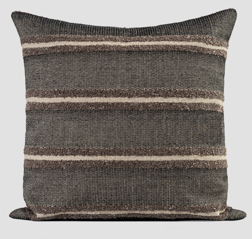 Contemporary Throw Pillow for Living Room, Large Abstract Throw Pillows for Couch, Modern Sofa Throw Pillows, Modern Square Pillows-artworkcanvas