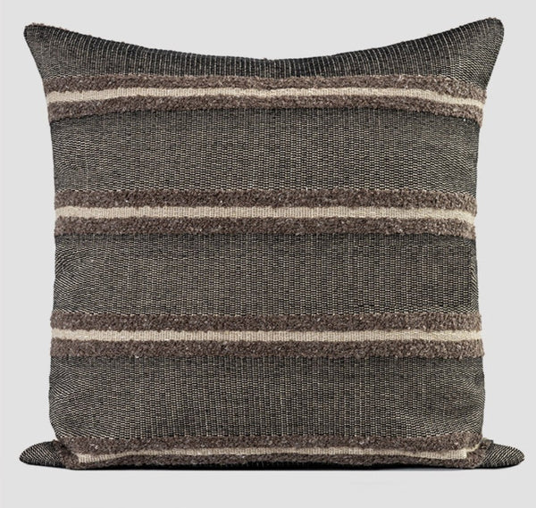 Contemporary Throw Pillow for Living Room, Large Abstract Throw Pillows for Couch, Modern Sofa Throw Pillows, Modern Square Pillows-artworkcanvas