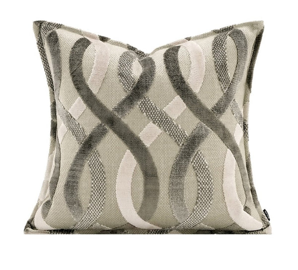 Modern Pillows for Couch, Luxury Abstract Decorative Throw Pillows for Living Room, Large Modern Sofa Pillow Cases, Decorative Pillow Covers-artworkcanvas