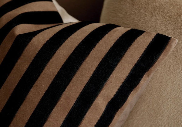 Large Modern Decorative Pillows for Sofa, Contemporary Cushions for Interior Design, Brown Modern Throw Pillows for Couch-artworkcanvas