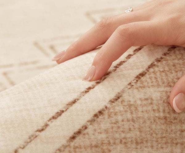 Geometric Modern Carpets for Office, Abstract Modern Rugs for Living Room, Contemporary Modern Rugs Next to Bed, Modern Rugs under Dining Room Table-artworkcanvas