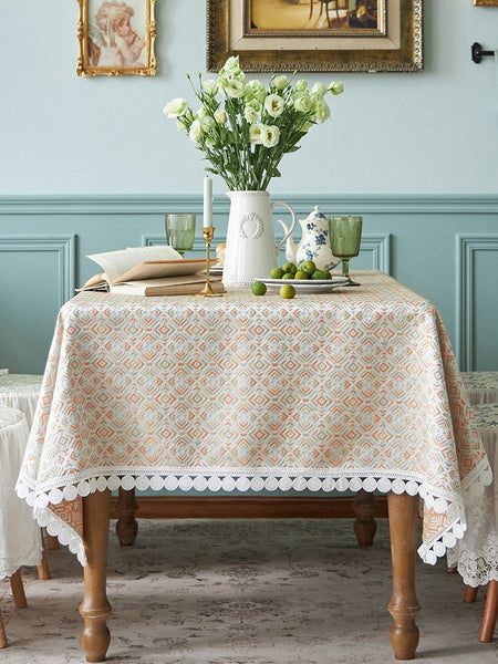 Modern Tablecloth for Home Decoration, Large Square Tablecloth for Round Table, Extra Large Rectangle Tablecloth for Dining Room Table-artworkcanvas