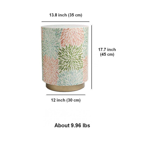 Unique Small End Table, Contemporary Small Sofa Side Table, Portable Casual Side Table, Creative Coffee Table, Shell Small Side Table-artworkcanvas