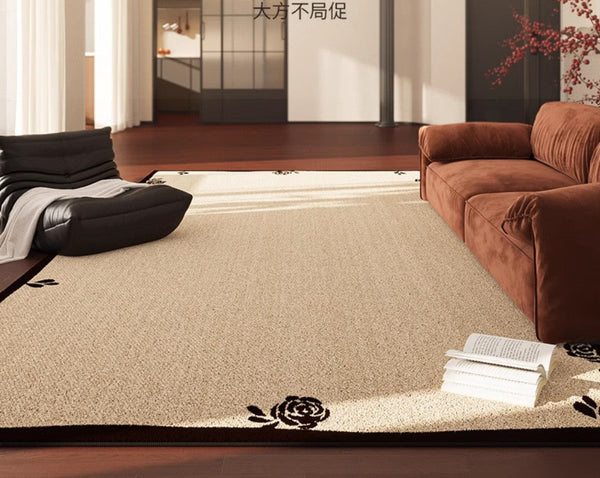 Contemporary Modern Rugs, Geometric Contemporary Rugs Next to Bed, Modern Rugs for Dining Room, Mid Century Area Rugs for Living Room-artworkcanvas