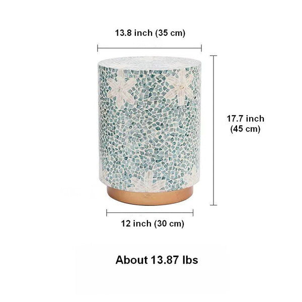 Modern Small Sofa Side Table, Unique Small End Table, Creative Coffee Table, Contemporary Round Side Table, Portable Casual Side Table-artworkcanvas