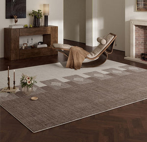Abstract Modern Rugs for Living Room, Contemporary Modern Rugs Next to Bed, Modern Rugs under Dining Room Table, Mid Century Geometric Carpets-artworkcanvas