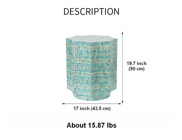 Contemporary Side Table, Contemporary Bedside Table, Bedside Small Side Table, Shell Small Sofa Side Table, Modern Side Table, Small End Table, Portable Casual Side Table, Creative Coffee Table-artworkcanvas