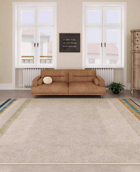 Modern Rugs under Dining Room Table, Abstract Area Rugs for Living Room, Modern Carpets for Kitchen, Geometric Contemporary Modern Rugs Next to Bed-artworkcanvas