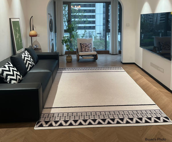 Mid Century Modern Rugs for Living Room, Abstract Contemporary Modern Rugs for Dining Room, Geometric Contemporary Rugs-artworkcanvas