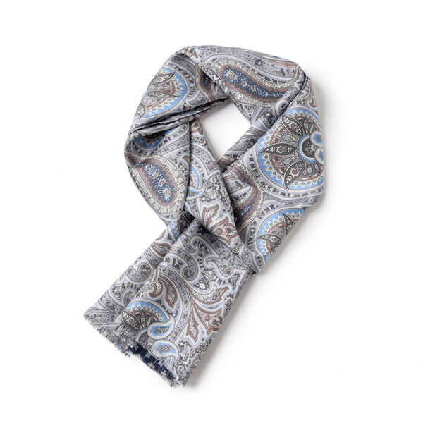 Business Silk Scarf Men, Silk Scarf For Suit, British Style Long Scarf, Luxury Silk Neck Scarf, Mens Spring Autumn Scarf, Formal Wear Silk Scarf, Silk Ascot For Men, Lightweight Silk Scarf Men-artworkcanvas