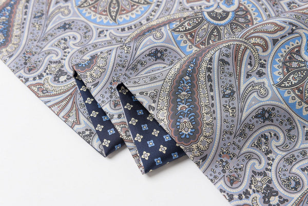 Business Silk Scarf Men, Silk Scarf For Suit, British Style Long Scarf, Luxury Silk Neck Scarf, Mens Spring Autumn Scarf, Formal Wear Silk Scarf, Silk Ascot For Men, Lightweight Silk Scarf Men-artworkcanvas