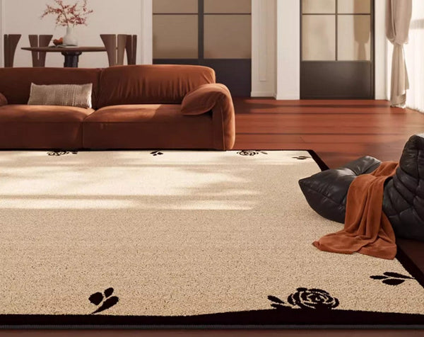 Contemporary Modern Rugs, Geometric Contemporary Rugs Next to Bed, Modern Rugs for Dining Room, Mid Century Area Rugs for Living Room-artworkcanvas