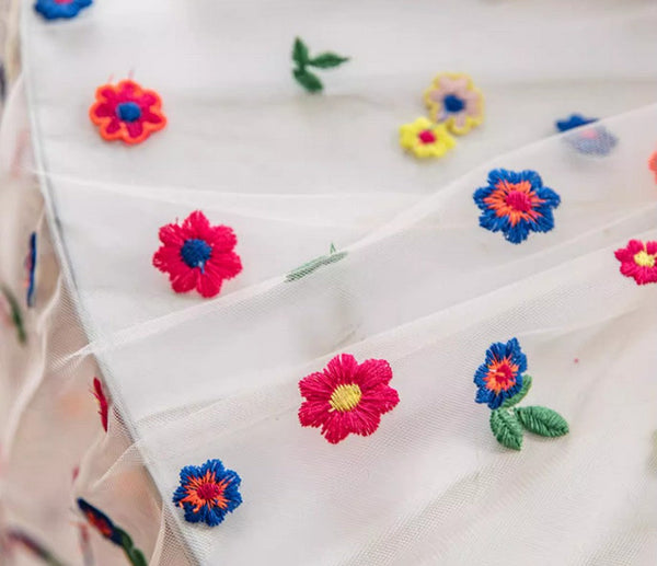 Extra Large Rectangular Tablecloth for Oval Table, Spring Flower Lace Tablecloths, Lace Embroidered Table Covers, Rectangular Table Covers for Coffee Table-artworkcanvas