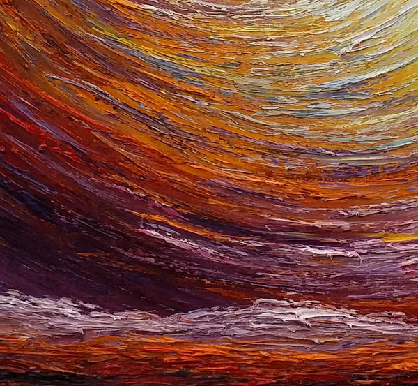 Landscape Painting, Custom Large Heavy Texture Painting, Modern Artwork, Canvas Painting, Modern Art, Oil Painting, Tree Painting 205