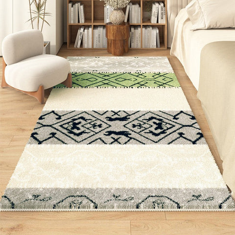 Contemporary Runner Rugs for Living Room, Thick Modern Runner Rugs Next to Bed, Hallway Runner Rugs, Bathroom Runner Rugs, Kitchen Runner Rugs-artworkcanvas