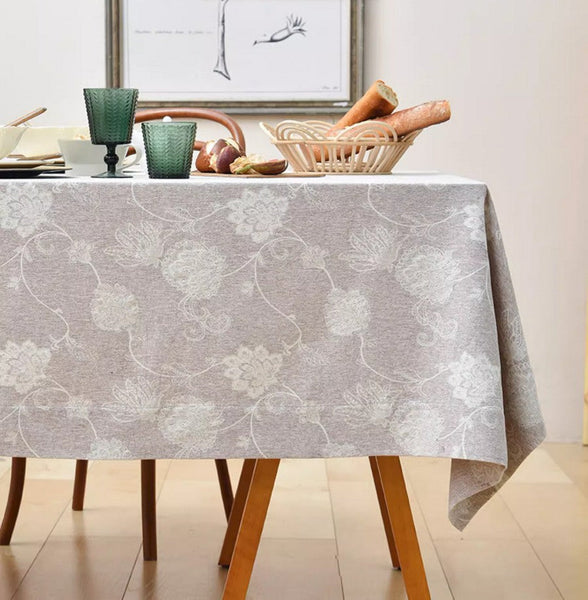Rustic Table Covers for Kitchen, Country Farmhouse Tablecloth, Square Tablecloth for Round Table, Large Rectangle Tablecloth for Dining Room Table-artworkcanvas