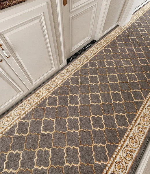 Long Hallway Runners, Non Slip Entryway Runner Rug Ideas, Extra Long Narrow Runner Rugs, Geometric Modern Long Hallway Runners,Contepmorary Runner Rugs-artworkcanvas