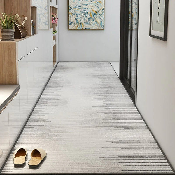 Long Hallway Runners, Non Slip Entryway Runner Rug Ideas, Geometric Modern Long Hallway Runners, Contepmorary Runner Rugs, Extra Long Narrow Runner Rugs-artworkcanvas