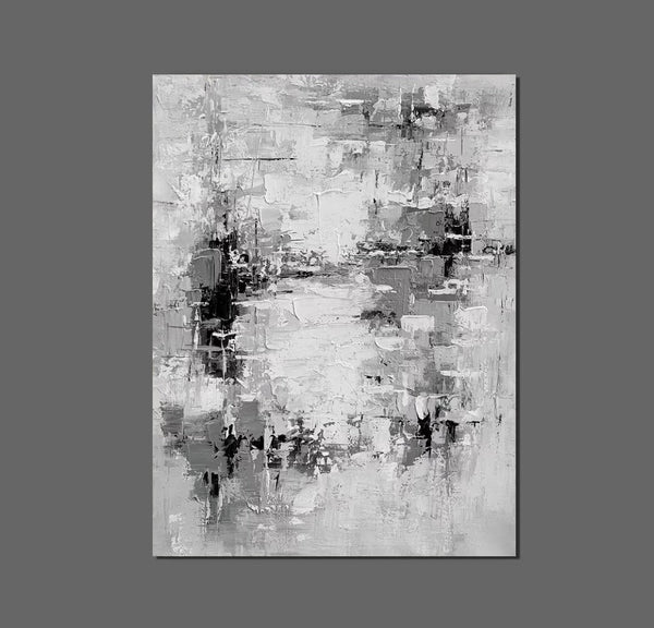 Acrylic Paintings on Canvas, Palette Knife Paintings, Large Paintings Behind Sofa, Abstract Painting for Living Room, Bedroom Modern Wall Art Paintings