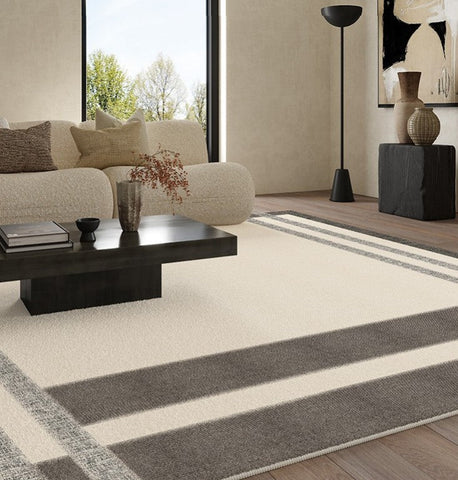 Geometric Contemporary Modern Rugs Next to Bed, Modern Carpets for Office, Abstract Area Rugs for Living Room, Modern Soft Rugs under Dining Room Table
