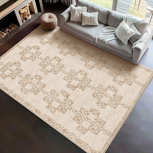 Abstract Modern Rug Ideas for Bedroom, Contemporary Area Rugs for Dining Room, Geometric Modern Rug Placement Ideas for Living Room-artworkcanvas