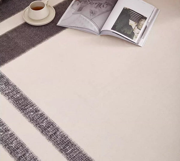 Geometric Contemporary Modern Rugs Next to Bed, Modern Carpets for Office, Abstract Area Rugs for Living Room, Modern Soft Rugs under Dining Room Table-artworkcanvas