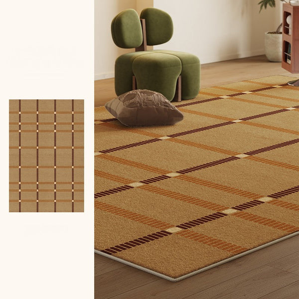 Modern Carpets Next to Bed, Contemporary Area Rugs for Bedroom, Mid Century Area Rugs, Modern Rugs under Dining Room Table-artworkcanvas