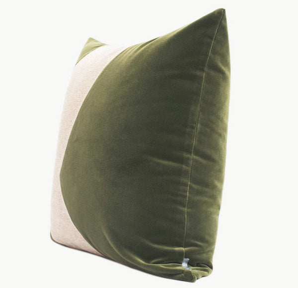 Modern Sofa Throw Pillows, Blackish Green Abstract Contemporary Throw Pillow for Living Room, Large Decorative Throw Pillows for Couch-artworkcanvas